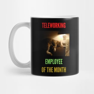 Teleworking - Employee of the Month: The Cat III Mug